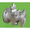 JIS 5k/10k/20k 2PCS Flanged Floating Ball Valve (Q41F)